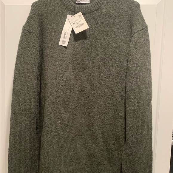 NWT Zara medium sweater, green - Picture 3 of 11